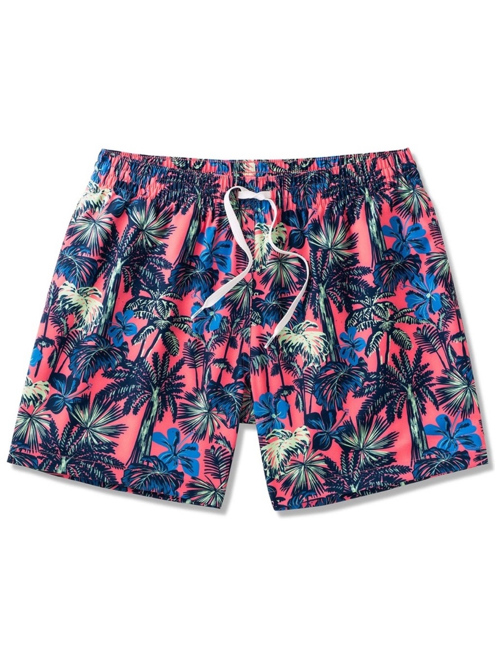 Chubbies Some Wild Things 5.5” Inseam Mesh Lined Pink & Blue Swim Shorts Size M